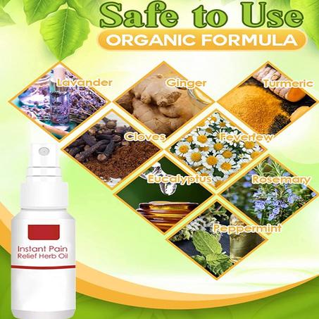 Instant Pain Relief Oil
