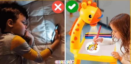 مجموعة الرسم والتلوين مع جهاز عرض