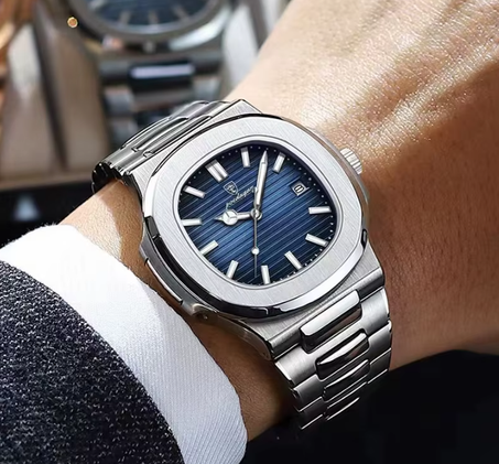 Square Quartz Men Watch