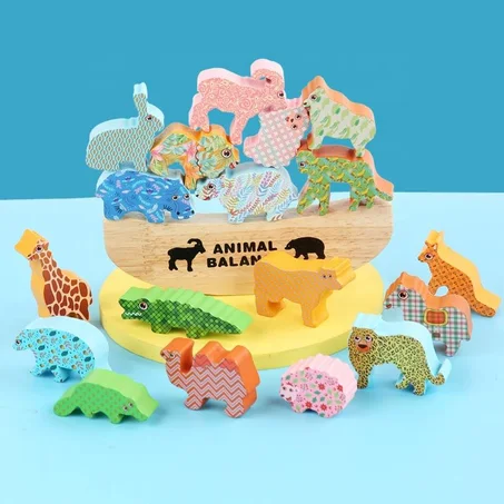 JOUET MONTESSORI ANIMAUX EN BOIS