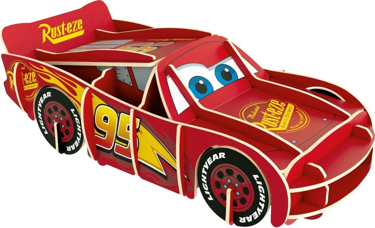 PUZZLE DISNEY CARS SUPERCOLOR 104 PIÈCES + MODÈLE 3D - CLEMENTONI
