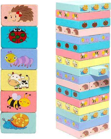 BLOCKS EMPILABLES DE CONSTRUCTION EN BOIS