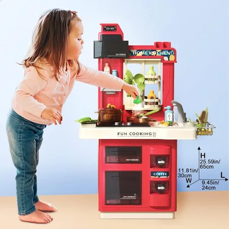 CUISINES AVEC ACCESSOIRES, FUMÉE RÉEL 33 PIÈCES