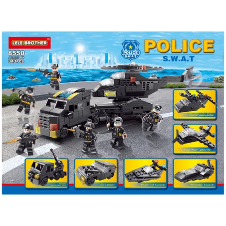 POLICE SWAT PUZZLE 6 EN 1 - 343 PIÈCES