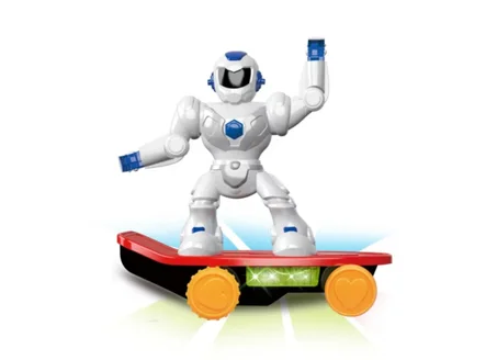 ROBOT AVEC SKATEBOARD