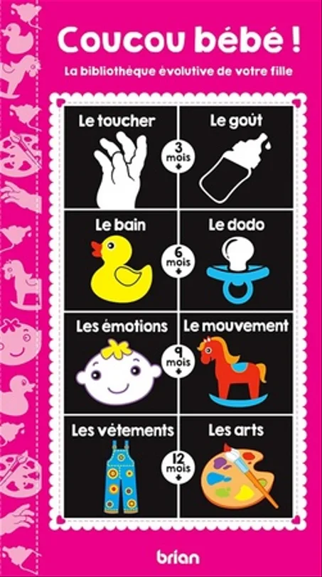 COUCOU BEBE! LA BIBLIOTHEQUE EVOLUTIVE DE VOTRE FILLE