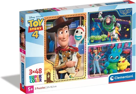 PUZZLE CLEMENTONI 3EN1 DISNEY TOY STORY 4