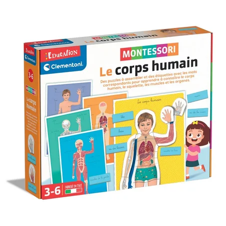 LE CORPS HUMAIN - MONTESSORI - CLEMENTONI