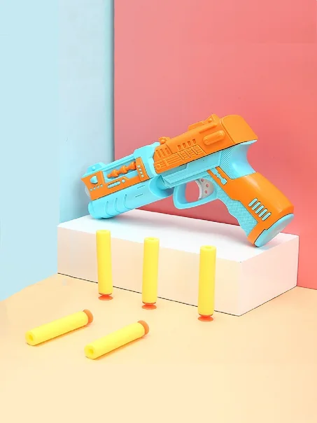 PISTOLET AVEC 5 BALLES EN MOUSSE
