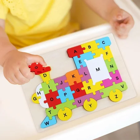 PUZZLE - TRAIN AVEC LETTRES