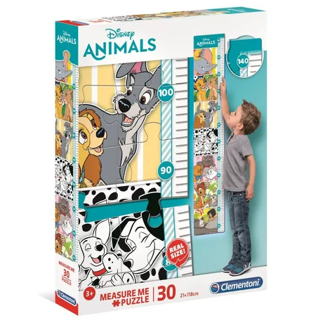PUZZLE DISNEY ANIMALS MEASURE ME 30 PIÈCES - CLEMENTONI