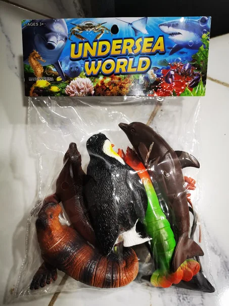 FIGURINE MER SOUTERRAINE 6 PIÈCES