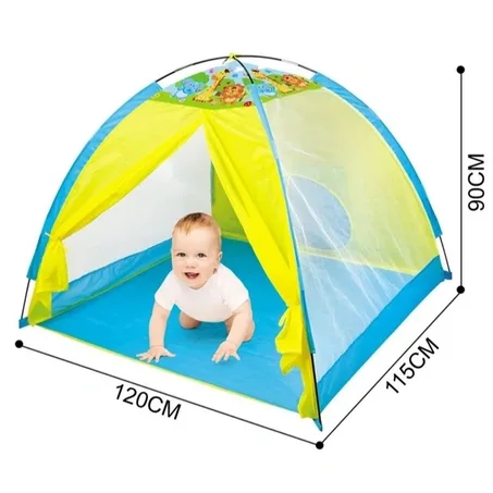 TENTE POUR ENFANTS INTÉRIEUR : TIPI DE JEU AVEC TAPIS REMBOURRÉ