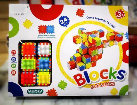 BLOCKS DE CONSTRUCTION 24 PIÈCES