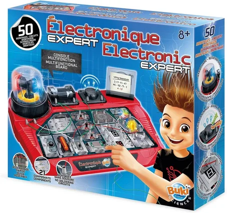 EXPERT ÉLÉCTRONIQUE-50 MONTAGES CIRCUITS -BUKI FRANCE-