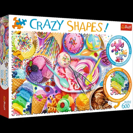 PUZZLE TREFL CRAZY SHAPES 600 PCS