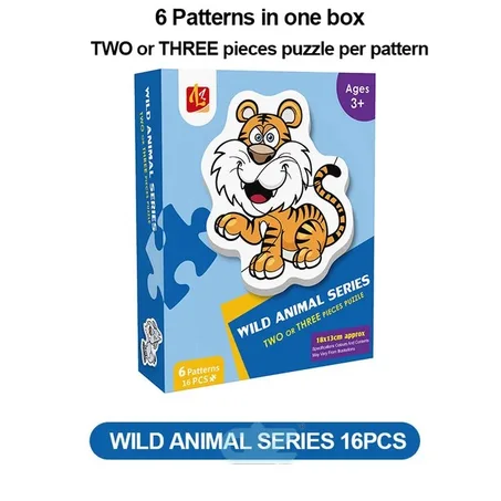 PUZZLE D'ANIMAUX 6 en 1