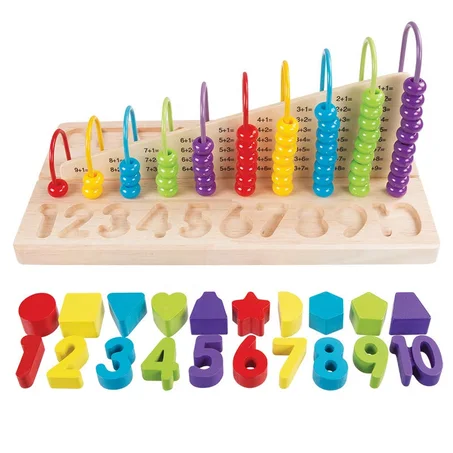 JEU DE CALCUL EN BOIS 3 EN 1