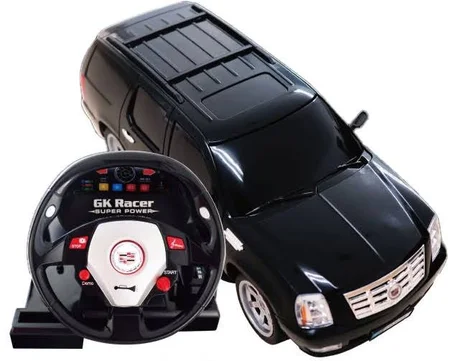 VOITURE CADILLAC AVEC VOLAN ET VITESSE REEL