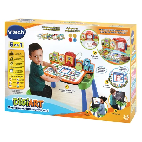 VTECH DIGI'ART MAGI BUREAU INTERACTIF 5 EN 1 MIXTE