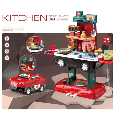 CUISINE + VOITURE DE SPORTS 34 PIÈCES