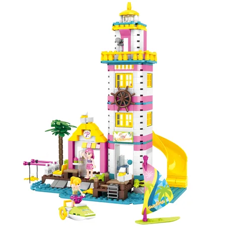 ENSEMBLE DE CONSTRUCTION - PHARE DE BORD DE MER - 412 PIÈCES