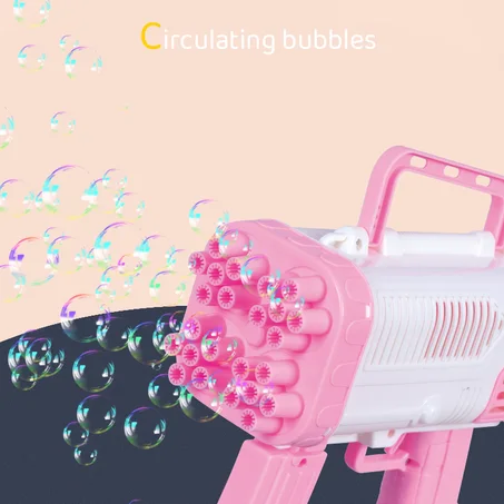 PISTOLET BAZOOKA BULLES DE SAVON