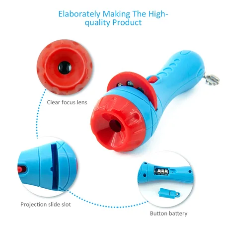 TORCHE PROJECTEUR 24 IMAGES 2EN1