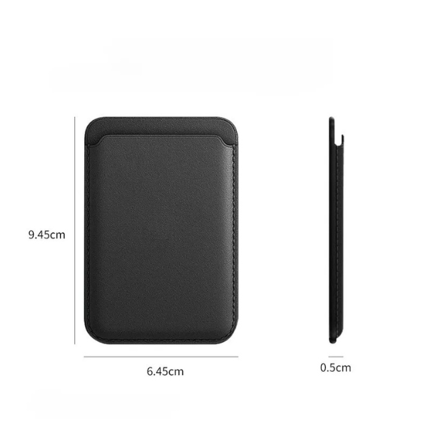 Portefeuille MagSafe cuir – Range-cartes magnétique pour iPhone