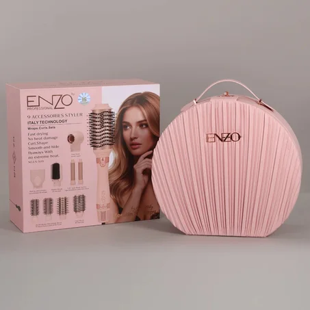 ENZO Professional EN-509 | نظام تصفيف وتجفيف الشعر الاحترافي 9 في 1