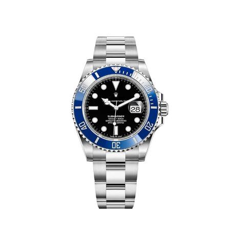 BLUE SUBMARINER WHITE GOLD BAZEL