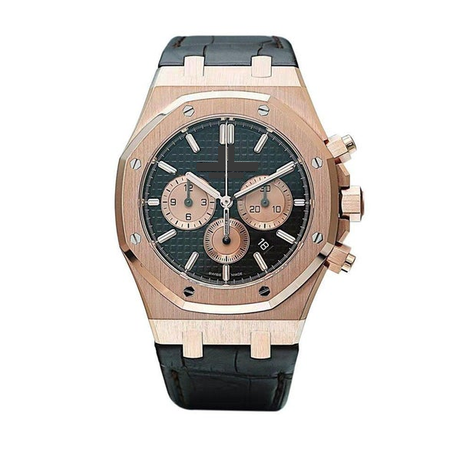 Lux watch Royal Oak Chronograph 41mm Rose Gold Chocolate Dial