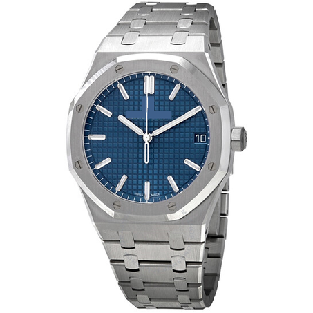 Lux watch Royal Oak Selfwinding Stainless Steel 41mm Blue Index Dial Bracelet