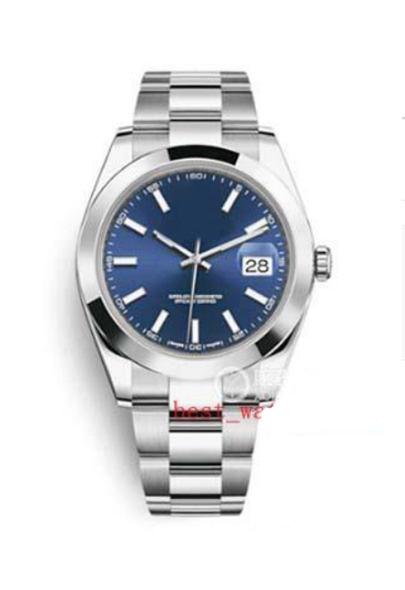Luxury Mens Watch 41mm President Datejust Movement Automatic Watch 41The Blue Dial