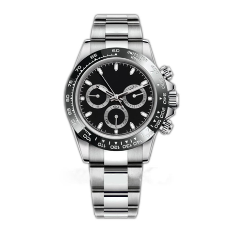 Lux watch Oyster Perpetual Cosmograph Daytona in Oystersteel black dial Oyster bracelet