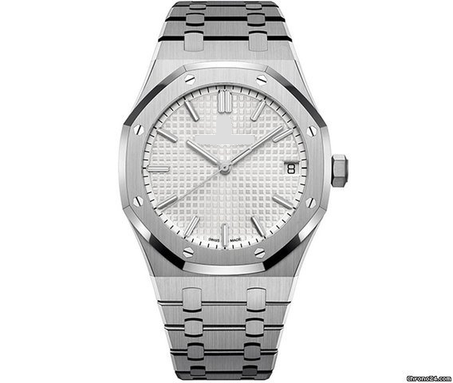 Luxury unisex ROYAL watch  WHITE DIAL stan steel
