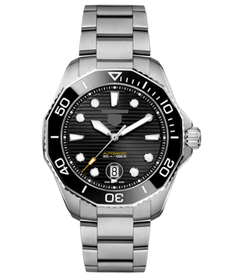 Lux watch Aquaracer Professional 300 Calibre 5 Automatic Black dial Men 43 mm - WBP201A.BA0632