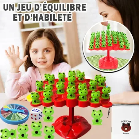 Jeux d'équilibre de grenouille