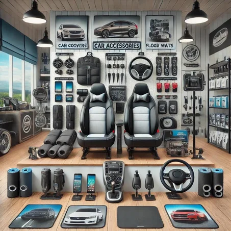 قطع غيار وعجلات و هيكل واكسسوارات السيارات حسب الطلب