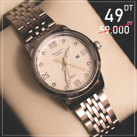 Montre Casio inoxydable ( pour femme )