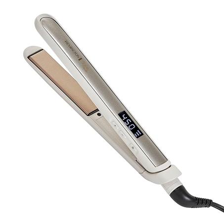 Remington Shine Therapy - Plancha alisadora de pelo de 1 pulgada, plancha plana infundida con aceite de argán y queratina, plancha plana profesional de cerámica para menos encrespamiento, bri