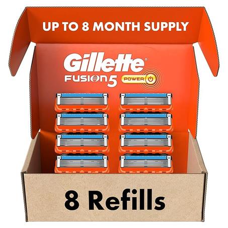 Recambios para cuchillas de afeitar manuales para hombres, Gillette Fusion, 4 unidades