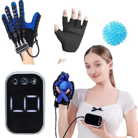 قفازات التدليك الذكية لإعادة تأهيل السكتة الدماغية والشلل نصفي ، وظيفة اليد الروبوت ،
