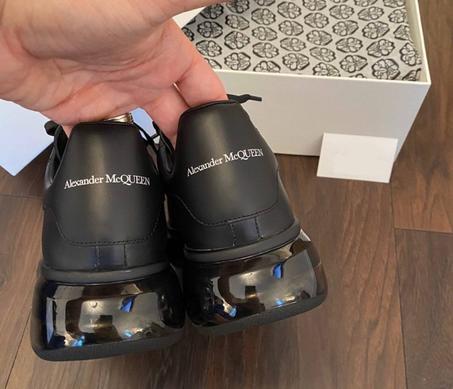 Alexander McQueen Oversized Black  Shiny Sole