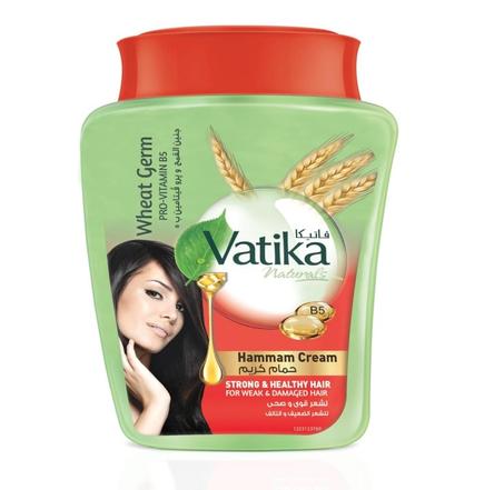 حمام كريم فاتيكا ناتشورالز بجنين القمح ٩٠٠ غرام | مع بروفيتامينات B5 النشطة | للشعر الضعيف والتالف