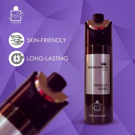 عطر مايلستون مونارك فانيليا روز بخاخ للجسم للرجال 200 مل