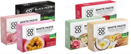 عجين أبيض كوكو OX لاإزالة الشعر وتتفتيح البشرة