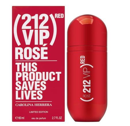 عطر 212 في اي بي روز ريد باصداره المحدود من كارولينا هيريرا، او دي بارفان 80 مل، للنساء