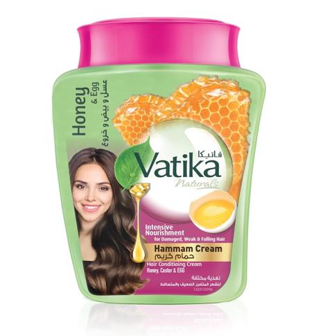 حمام كريم فاتيكا ناتشورالز للتغذية المكثفة (225 غرام) | مستخلصات طبيعية من البيض والعسل لجميع أنواع الشعر