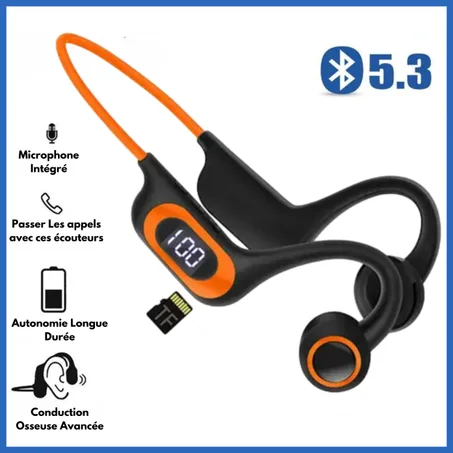 Casque Bluetooth à conduction osseuse